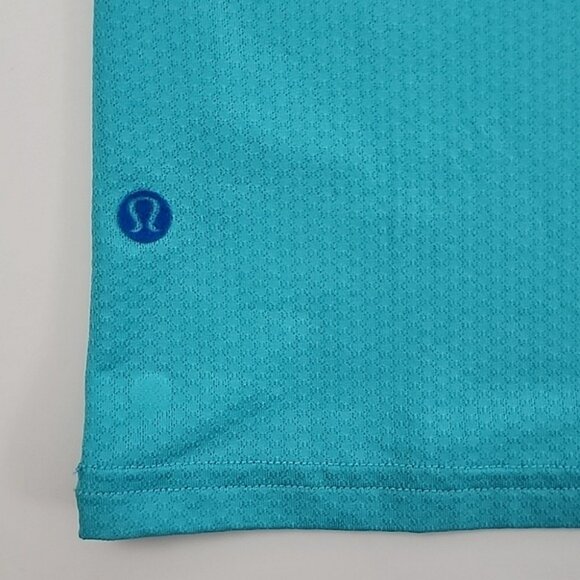 Lululemon Women's Dance Chill Wrap Short Sleeves Top Aqua Convertible Size 8 - Picture 7 of 10